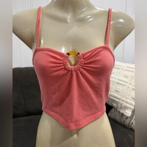 American Eagle Outfitters Coral Knit Top